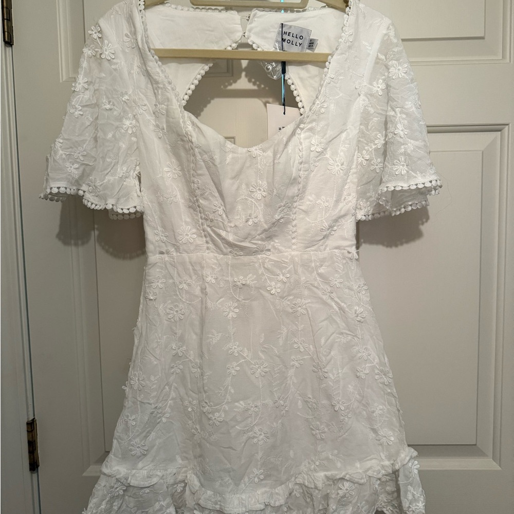Hello Molly White Lace Dress